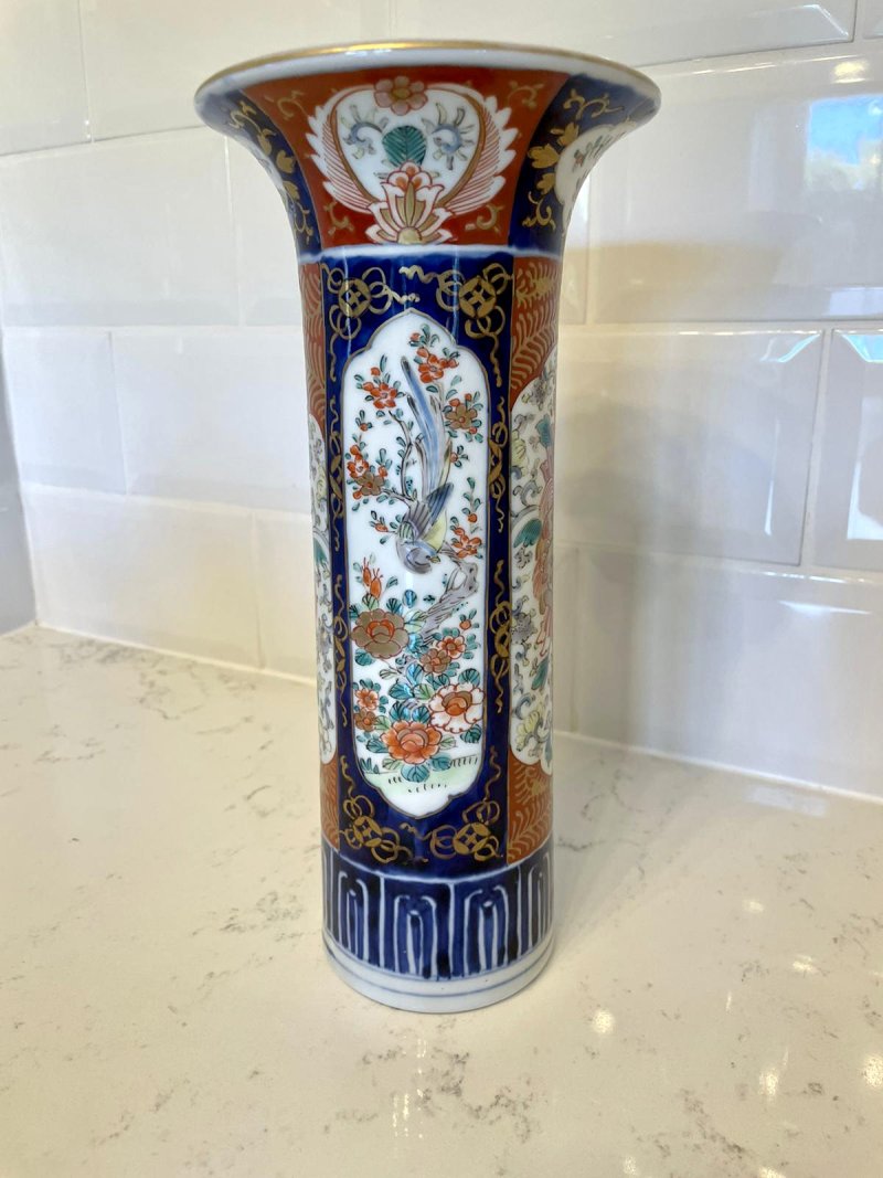 Quality Antique Early 20th Century Imari Vase - Image 2